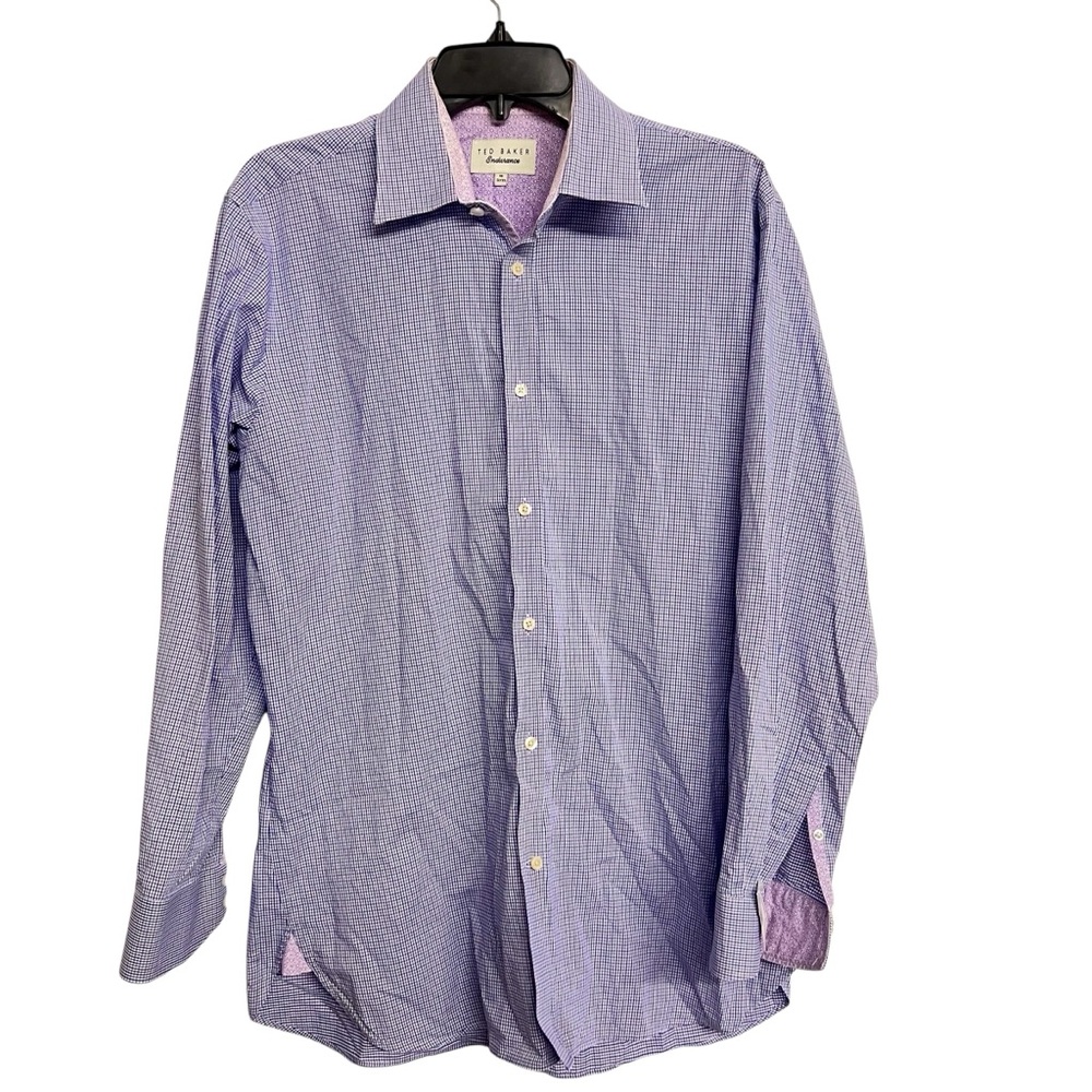 Men’s Ted Baker Endurance Checkered Button Down Dress‎ Shirt